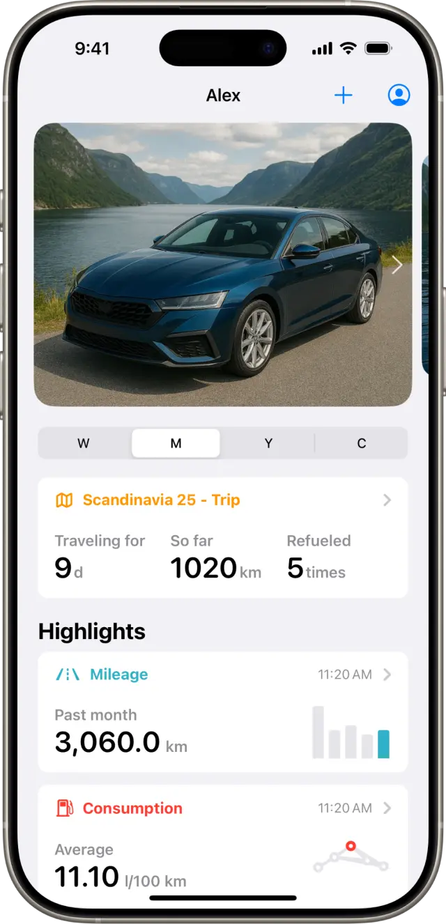 DriveDex dashboard screenshot